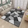 Moderne woonkamer tapijt geometrische Nordic 3D bedrukte grote tapijten Woondecoratie wasbare tapijten voor kinderkamer vloermat 210928