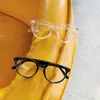 Klassieke klasgenoot glazen volledige plastic licht frame rijst klinknagels mooie meisjes eyewear grote ogen ronde optische frames groothandel