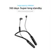 A8 Oortelefoon Bluetooth 5.0 Sport Draadloze Oordopjes Neckband Type Ultra-Long Standby 1000mAh Magnetische Zuighoofden Ondersteuning Siri Headset Hoofdtelefoon voor mobiele telefoon