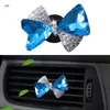 Car Air Freshener Automotive Crystal Bow Vent Clip Fragrance Diffuser Clip-On Ornament