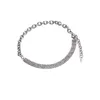 INS Luxury Crystal Chocker Necklace Women's Trendy Clavicle Chain Stitching design Bib Statement Choker Necklace Pendant Fashion Women Jewelry Chains Necklace