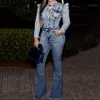 mulheres jean romper