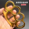 Faser "Aluminium" Glaslegierung Tiger Vier Finger Faust Ring Self Defense Supplies Verschluss Handstütze 3LU2