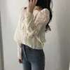 Sexy Off ombro Lace Top Top New Autumn Fashion Ladies Blusa Longa Mulher Elegante Camisa Casual BLUSA FEMININA Strapless q190521