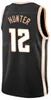 Tryckt basket Lou Williams Jersey 23 Trae Young 11 Deandre Hunter 12 John Collins Danilo Gallinari Storlek S till XXXL