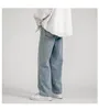 Men039s Jeans mode lâche rétéro décontracté pantalon de jambe cowboy mans streetwear pantalon hip hop coréen 5 couleurs6958567