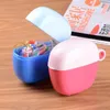 Portable Baby Pacifier Travel Case Small Storage Box Container Rack Dummy Snack 210423