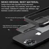 Premium HD Clear Acrílico PC Híbrido TPU Capas telefônicas para iPhone 12 11 Pro Max mini XR XS x borda de fibra de carbono transparente