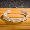 Bracelet Todorova Vintage argent couleur tissage Bracelet pour femmes hommes manchette ouverte fête bijoux cadeaux Melv22