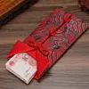 Gift Wrap 2021 Chinese Year Embroidered Red Envelopes Wedding Envelope Spring Festival Fabric Packets Bag