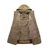 남자 재킷 겨울 군사 자켓 남자 두꺼운 따뜻한 윈드 브레이커 망 후드 의류 고품질 야외 스트리트웨어 캐주얼 코트