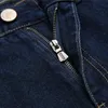 Printemps automne hommes Jeans décontractés classique coton marque Denim pantalon mâle droit Multi poches lâche Style Jean hommes salopette G0104