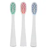 Brosse à dents électrique à ultrasons pour adultes 5 vitesses Nettoyeur de dents étanche pour soins bucco-dentaires avec 3 têtes de brosse - Bleu