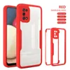 All-inclusive 360 ​​Przód i tylna Case Telefon Case Case dla Samsung S22 S21 A13 A33 A33 A53 A73 A32 A42 A52 A72 Anti-Drop Ochronnej Obudowa