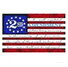 2 alteração bandeira americana vintage bandeira ao ar livre bandeira 90cm * 150 cm poliéster EUA faculdade banquete bandeiras ZC325