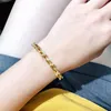 Link Chain Vintage Gold Bracelets For Women Simple Geometric Dainty Bangles Bracelet Punk Jewelry Holiday Gift