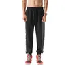 Designer Tide Casual Breasted Pants Sides Buckle Sports Pant Men's Loose Trendy High Street Sweatpants Side Open Buttons Trousers