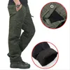 Haute qualité hiver chaud hommes pantalons épais double couche militaire armée camouflage tactique coton pantalon pour hommes marque vêtements 220212