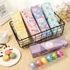 Macaron Packaging Wedding Party Gift Laser Paper Boxes 6 Grids Choklad Cookie Packing Box