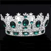 Luxuries Crystal Flower Tiara Crown Coiffe Prom Queen King Couronne pour diadèmes et couronnes de mariage Accessoires de bijoux de cheveux X0625