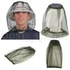 Anti-Mosquito Cap Travel Camping Bijen Mosquito Insect Hat Bug Mesh Head Net Face Protector Pest Control Party Hats Cyz3196