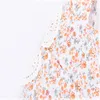 小さなマベンガールズドレス花刺繍のドレスパーティー衣装2021年夏のピーターパン襟夏の子供ドレスQ0716
