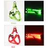 Dog Collars & Leashes Nylon Flashing Light LED Harness Safety Accessories Leash Rope Belt Collar Vest Pet Supplies Arnes Perro