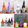 Halloween Doll Bar Decor Pumpkin Ghost Witch Black Cat Pendant Scary Halloween Kids Gift Happy Halloween Party Decor for Home Y0827