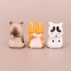 Japonia Styl Cute Cat Ozdoby Kawaii Room Decor Anime Action Figures Lalka Miniaturowa Stumina Figurka Dekoracja Domowa 211108