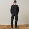 2021FW Sweter Mężczyźni Kobiety Wysokiej Jakości Solidne Kolor Knit BlutShirts Hem Metal Logo Lekko Oversized Streetwear