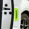 4pcs/set Fluorescent Car Reflective Strips Warning Stickers Door Open reflection automobile accessory parts All Car 6 color