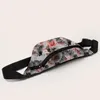 Deanfun Belt Bag For Women Elegant Flowers Patterned Fanny Pack Travel Cross Body Chest Bags Waist Bag18070
