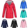 Dames Regenjack Wind Hood Dames Jas voor Dames 210928