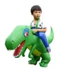 T rex uppblåsbara kostym halloween kostym för barn dinosaur kostymer blås upp fancy dress mascot cosplay kostym för pojkar tjejer q0910