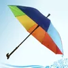 NCC2 en 1 Béquille Parapluie Escalade Randonnée Canne Parapluies Avec Longue Poignée Extérieure Coupe-Vent Anti-UV Pluie Soleil Bumbershoot CCF8032
