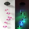 Solar Powered Wind Chimes Light Lamp Hanging LED Garden Yard Color Changing - #01