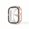 시계 용 다이아몬드 케이스 5 4 3 2 1 스마트 시계 40mm 44mm 커버 하드 PC Shockproof 케이스 Iwatch Shiring Accessoires 용 쉘