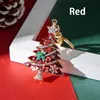 Wesołych Świąt Bright Key Ring Christmas Wisiorek Santa Claus Elk Snowman Brelok Nowy Rok Dekoracja Dzieci Boże Narodzenie Biżuteria Prezent G1019