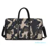 Duffel sacos personalizados grande capacidade de nylon esportes saco de ginástica bolsas portáteis durante a noite para mulheres viajar camo dlefle