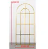 Outdoor Lawn Wedding Decoration Welcome Screen Iron Frame Plinth Table Flower Arch Birthday Balloons Rack Party Stage Backdrops Stand Fabric Display Shelf