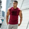 Marca Mens Bodybuilding Tank Fitness Camisa sem mangas Camisa Masculina Academias Moda Moda Singlet Muscle Vest Undershirt