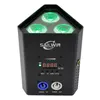 3x18W RGBAW Bateria UV Recarregável Wi-Fi DMX DMX LED Estágio LED Cubo Luz para evento de festa de discoteca de palco