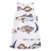 w.l.monsoonの女の子のドレス魚の模様の王女の夏のドレス子供の衣装ノースリーブブランド子供服Robe ille enfant Q0716