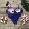 Costumi da bagno da donna Festa in spiaggia Causale Quotidiano Bikini per prendere il sole 2021 Costume da bagno sfumato da donna Push-up Set sexy in due pezzi retrò