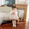 Cekcya Baby Girlsスペイン料理ドレス幼児トルコビンテージプリンセス女の子子供ロリータボールガウン誕生日パーティーフロック210615