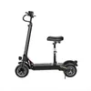 10-inch tire adult electric scooter with seat, electronic anti-theft off-road dual motor drive bike PK ninebot segway es2