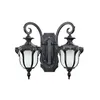 Outdoor Wall Lamps Aluminum Double Heads Lamp Courtyard Aisle Corridor Balcony Staircase European Retro Waterproof