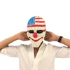 Halloween Masquerade partido EUA bandeira palhaço máscaras assustador palhaços headgear carnaval engraçado horrível máscara prop