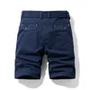 Shorts masculinos New Spring Men's Cotton Macules Curtos Caso Casuais Casuais Modos de moda de cor sólidos