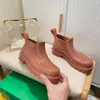 2022fad Enkel godisfärg Män Kvinnor Ankelstövlar Designer Low Heel Non-Slip Wear-Resistent Western Boot Top Quality Outdoor Wate